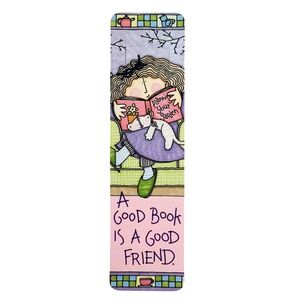 Vintage 90s Good Friend Bookmark- Cottagecore Cat Lady Book Sue Dreamer, Antioch